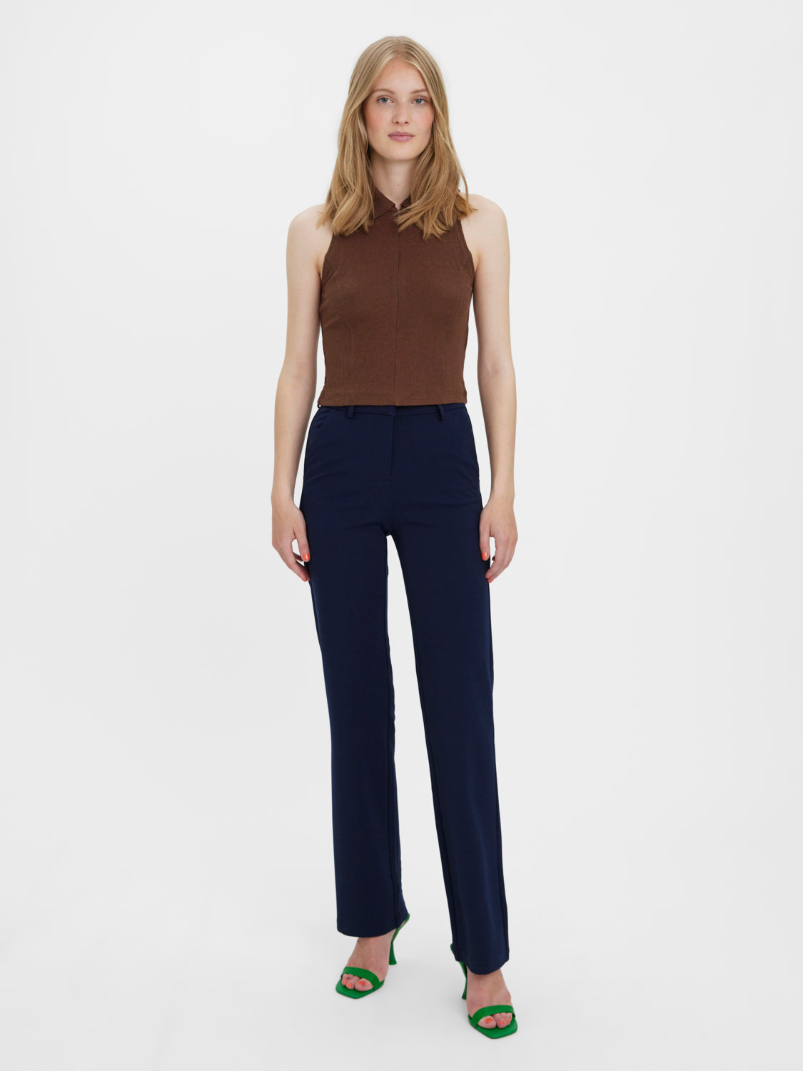 VMZAMIRA Pants - Navy Blazer